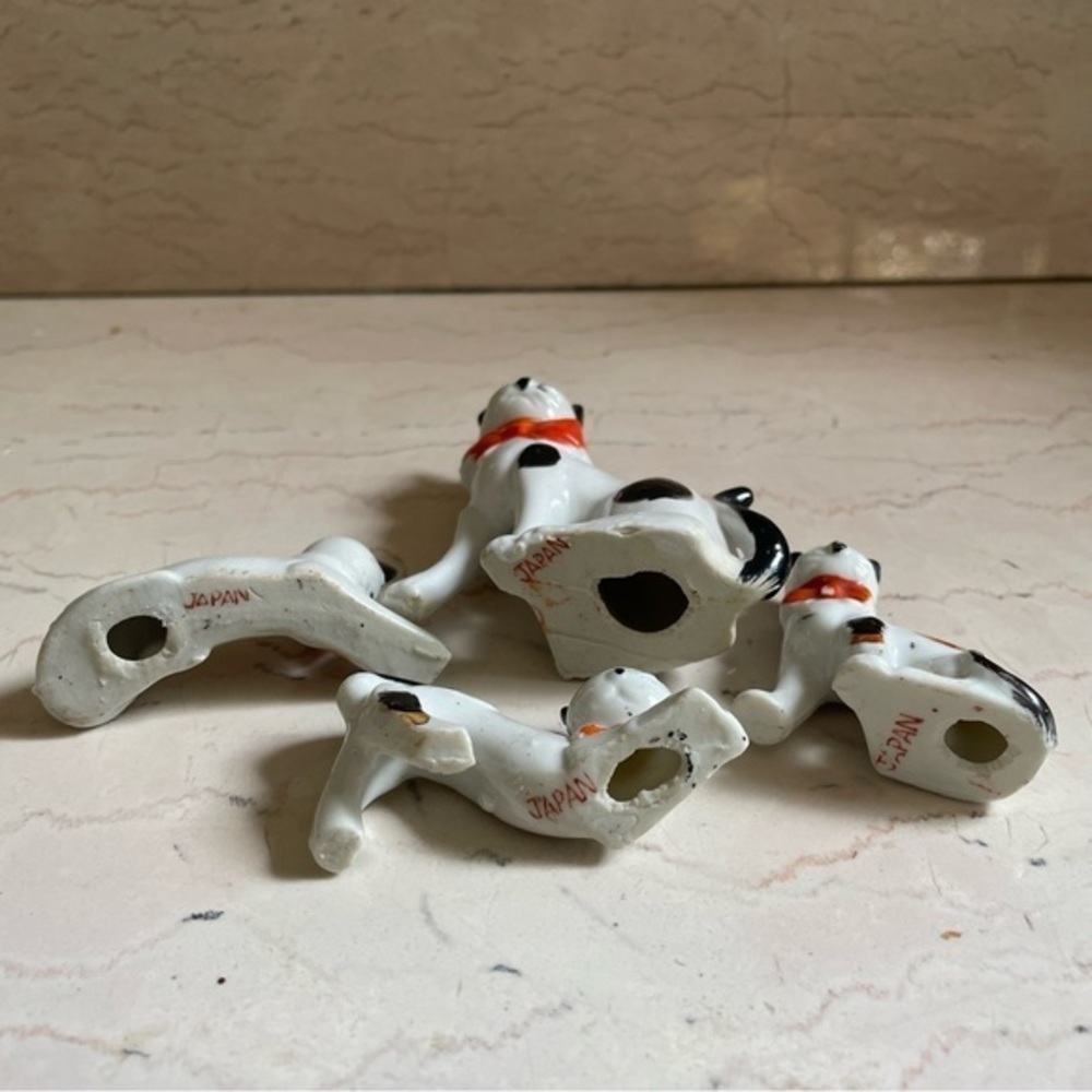 Vintage wide eyed kitschy cat family. Set of 4. - Picture 5 of 5